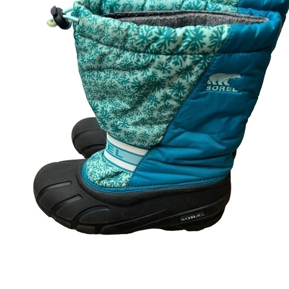 Sorel Blue Snowflake Insulated Snow Boots woman’s Size 7 NY1811-014 - Picture 6 of 14